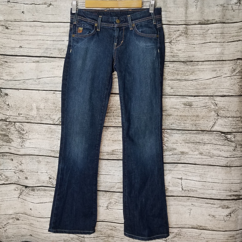 Citizens of Humanity Thumb Print Bootcut Jeans Women Sz 26.